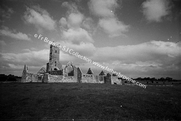 KILCONNELL ABBEY FROM S.E. CLOUDS